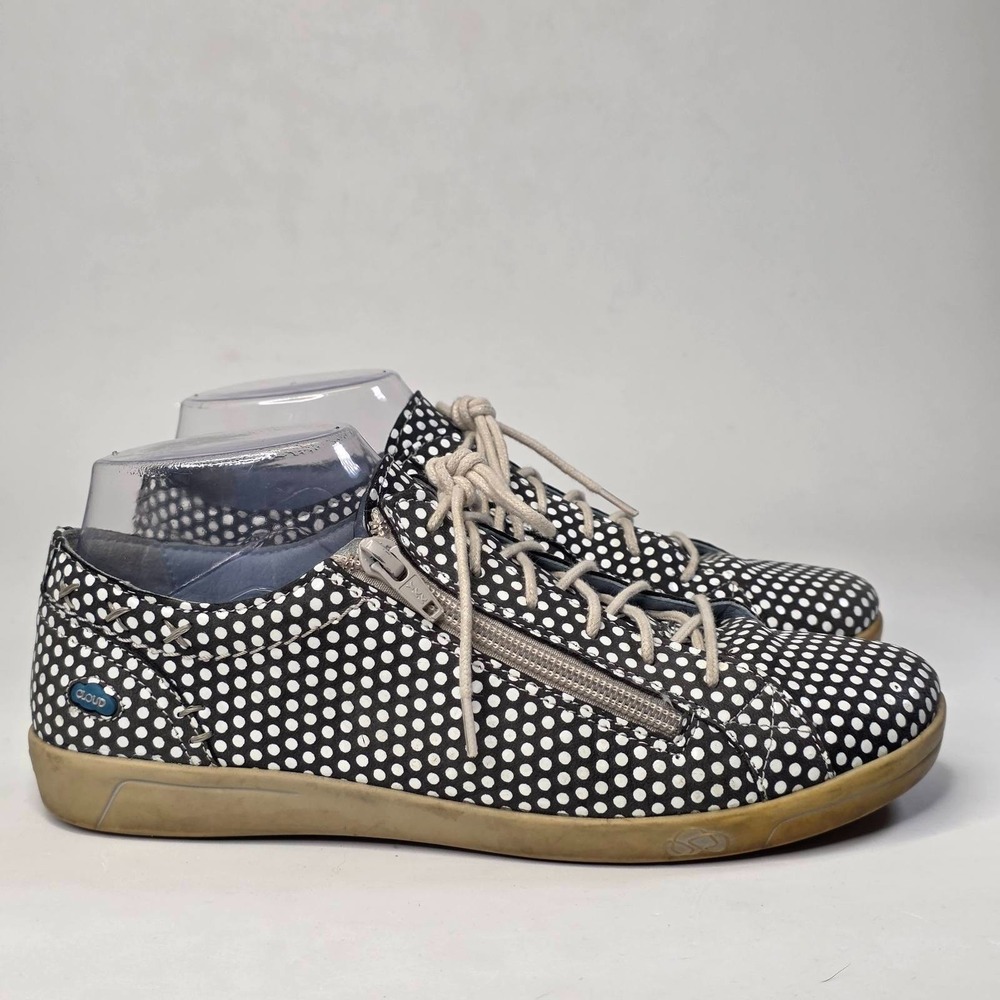 Cloud Footwear AIKA Women's Sneakers Size 7.5 -8 EU38 Dots Pop Supreme Zip Shoes